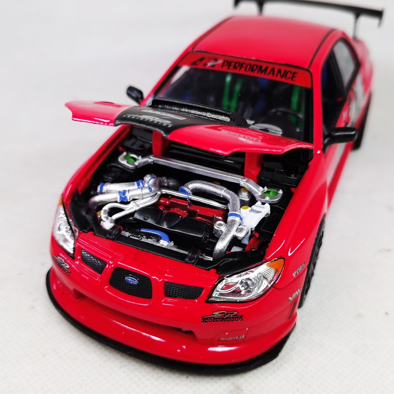 ✚Mô Hình Xe Hơi Subaru Wing Leopard IMPREZA STI Tỉ Lệ 1/24 Bằng Hợp Kim