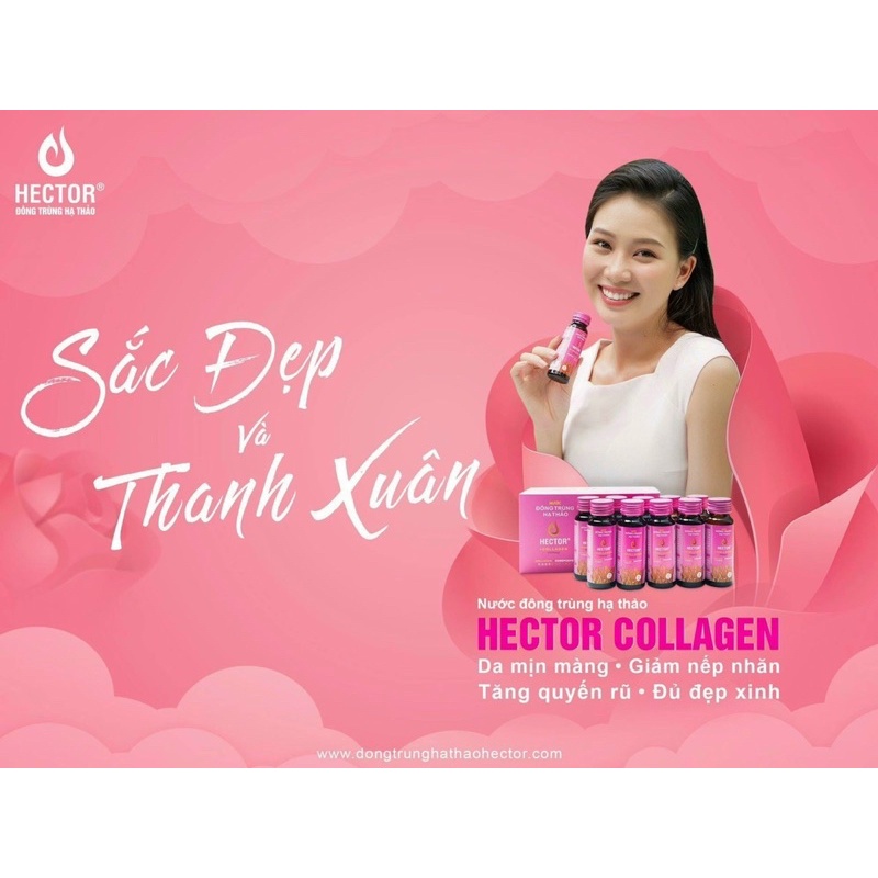 Nước hector colagen hộp 10 chai | Thế Giới Skin Care