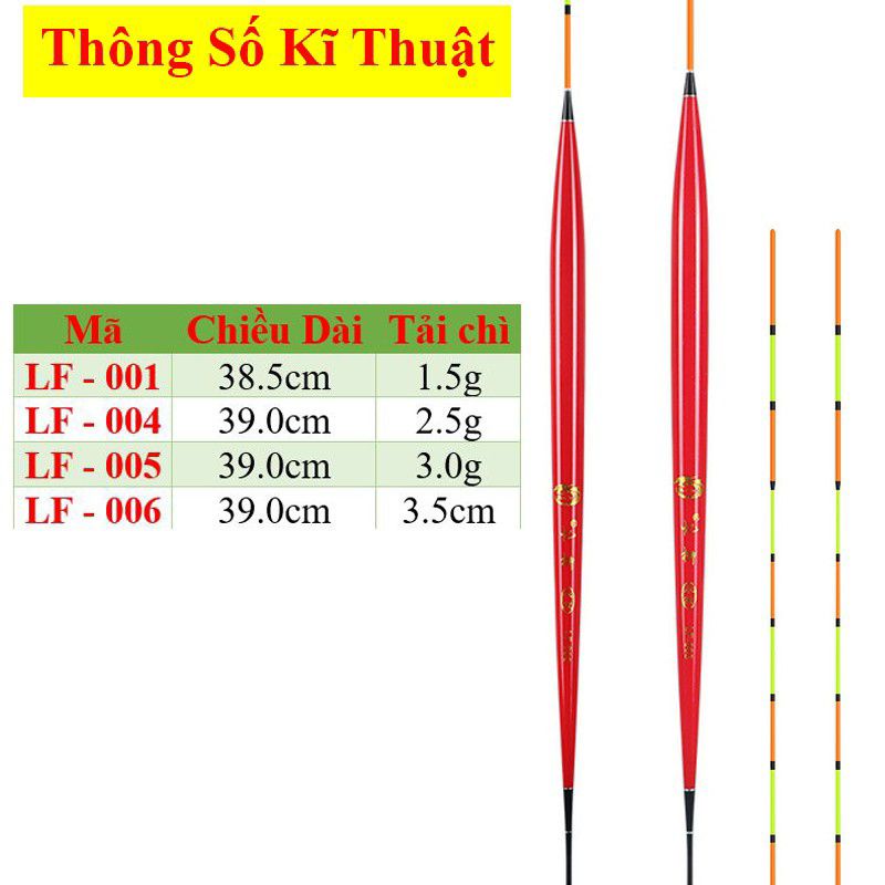 Phao Câu Cá Rô phi siêu nhạy ❤️ FREESHIP ❤️chuyên dụng câu đài câu đơn cao cấp PC-17