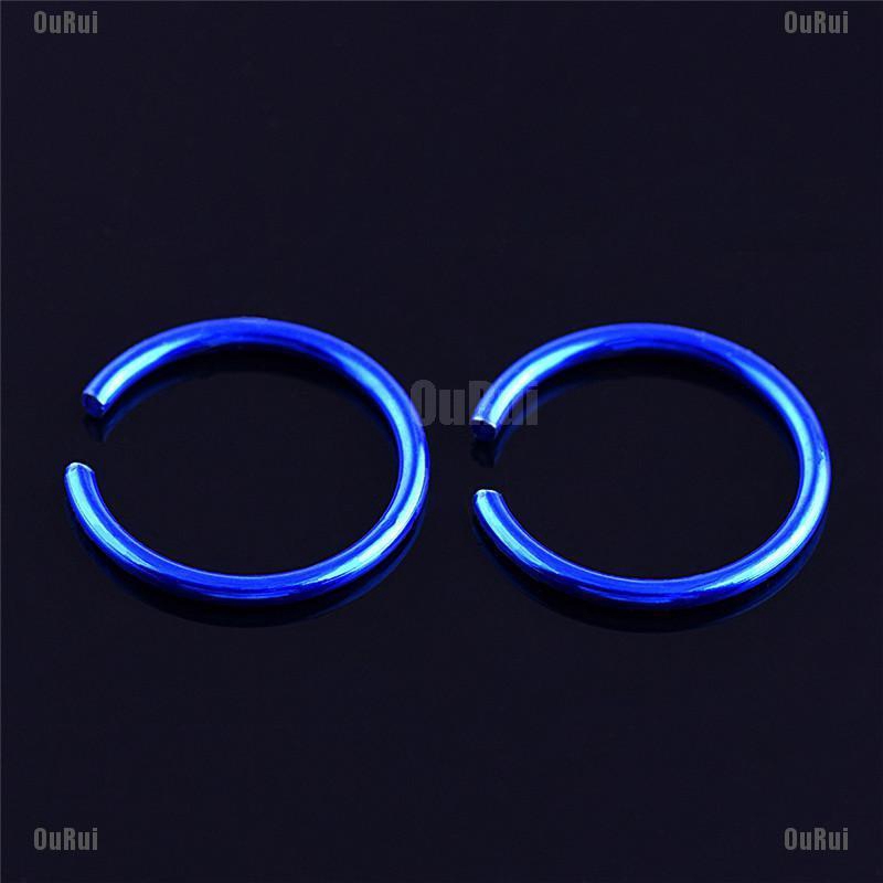 Bộ 40 Khuyên Mũi Bằng Thép Không Gỉ Cá Tính Thời Trang