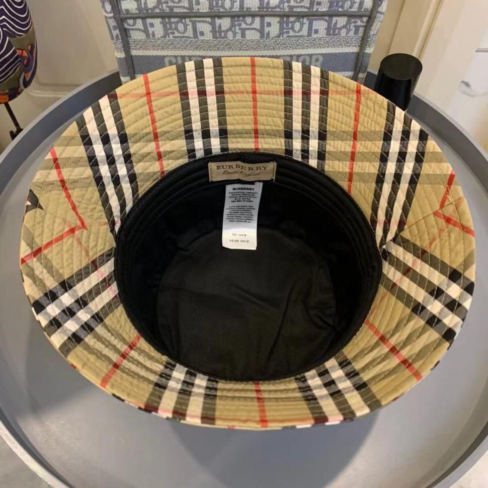 Mũ vành tròn nữ, nón bucket nữ họa tiết kẻ siêu sành điệu, cực sang chảnh - Thóc store