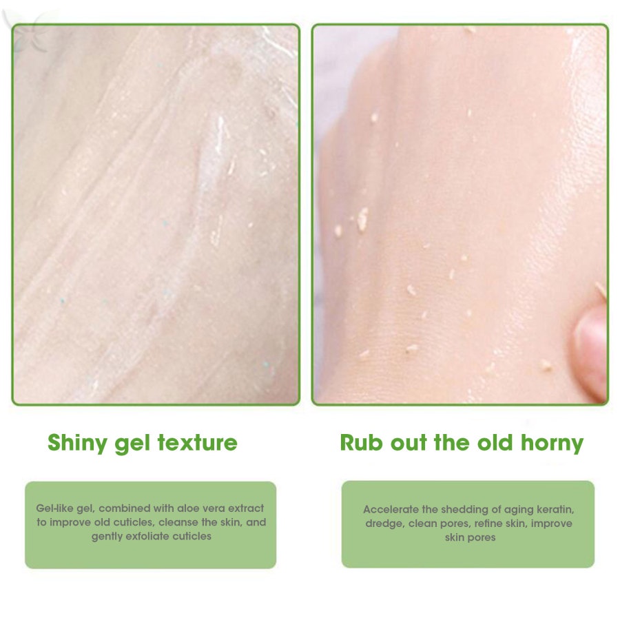 Gel tẩy tế bào chết làm sạch sâu trắng da dưỡng ẩm cấp nước loại bỏ dầu và mụn đầu đen