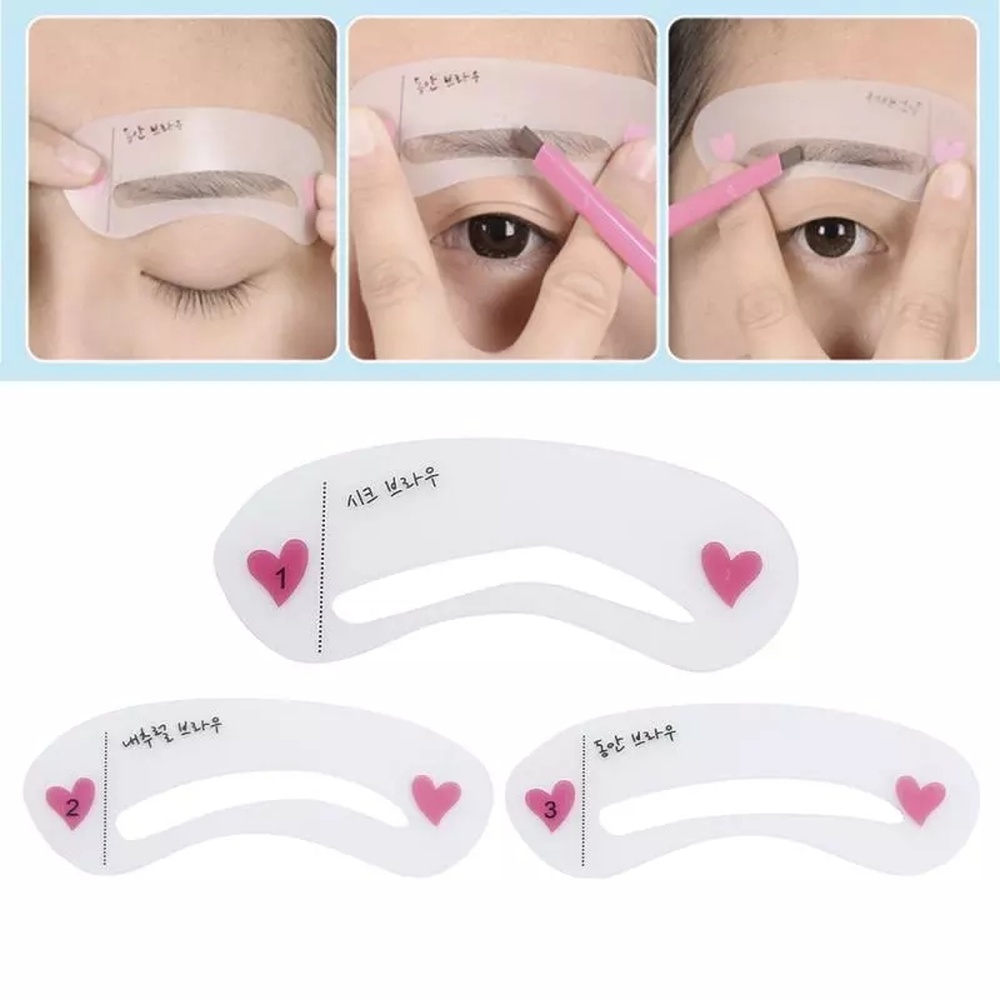 Thẻ khuôn vẽ lông mày DIY tiện dụng dễ sử dụng