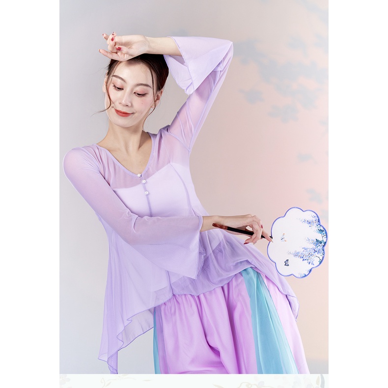 Bộ Trang Phục Biểu Diễn Múa Dân Tộc Trung Hoa Cổ Điển Dành Cho Nữ