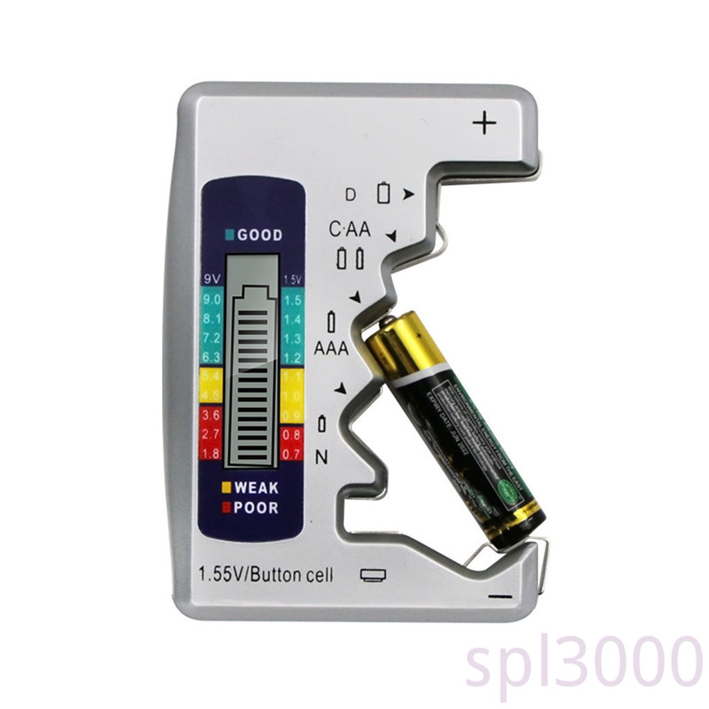 Máy đo dung lượng pin C/ D/ N/ 9V/ AA/ AAA/ 1.5V chuyên dụng