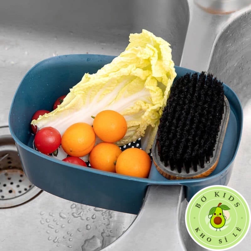 Khay Lọc Rác Bồn Rửa Bát Kèm Để Đồ Đa Năng Khay Nhựa Lọc Rác