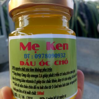 Dầu óc chó Mẹ Ken tự ép nguyên chất 100%