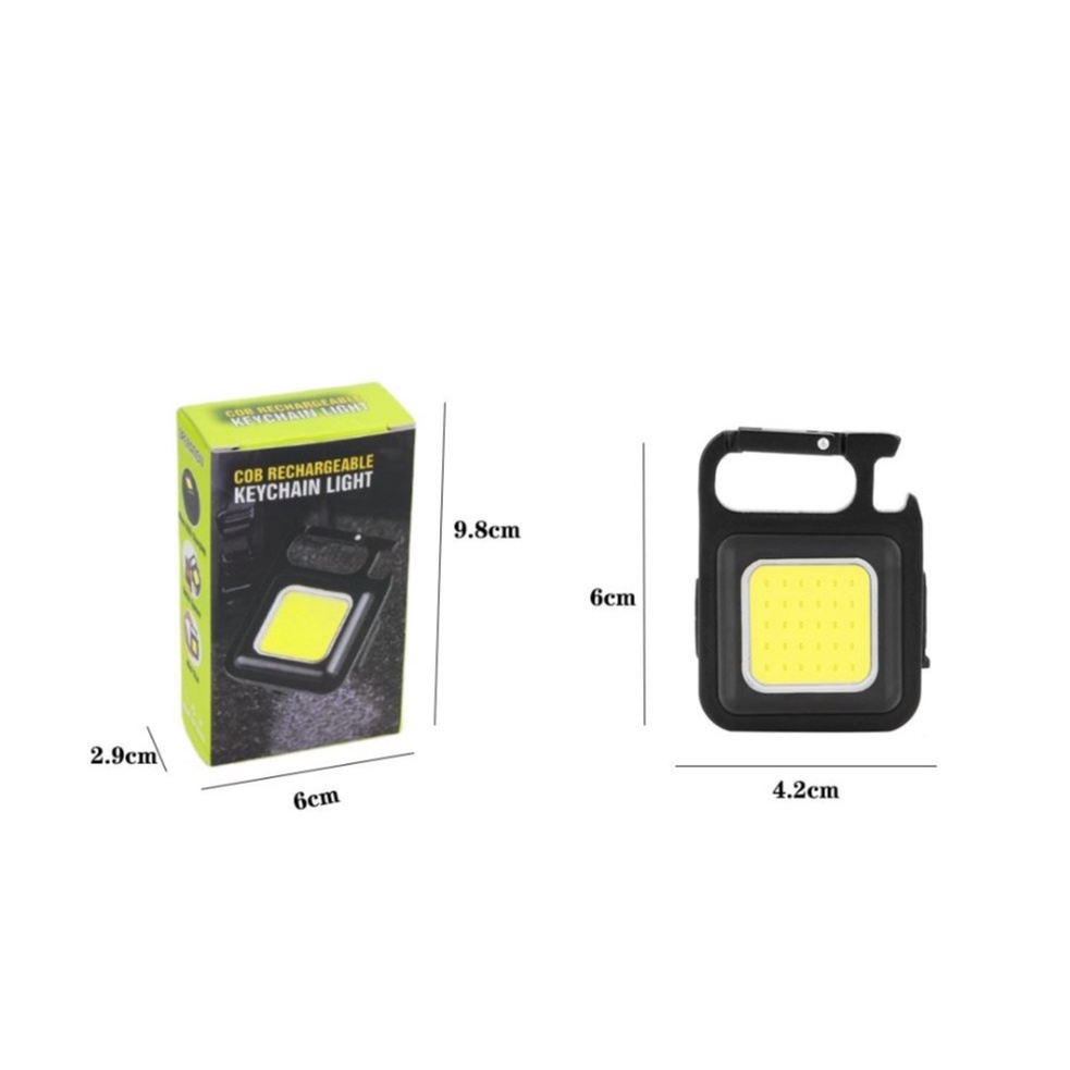 Đèn Led Cob Mini Có Móc Khóa Đa Năng Có Thể Sạc Lại Đa Chức Năng Nhỏ Gọn Tiện Dụng