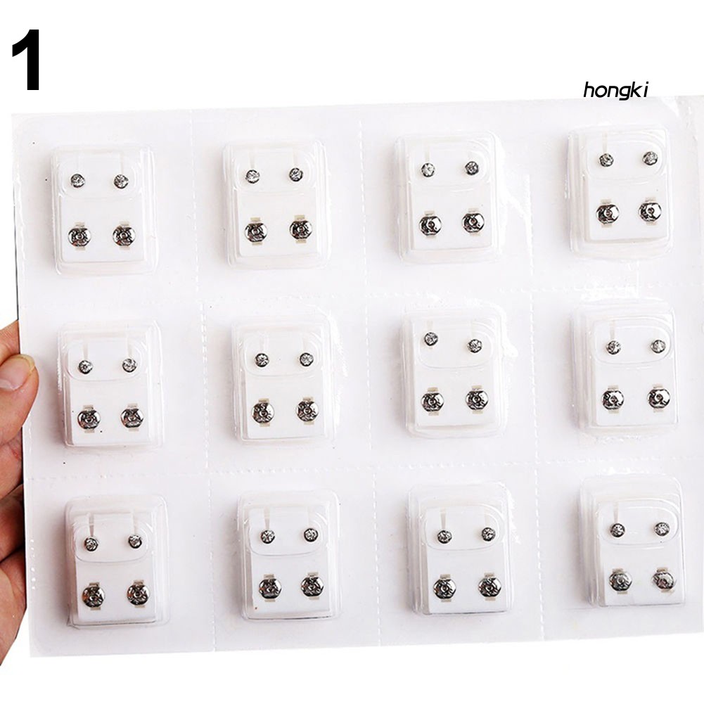 Bộ 12 Đôi Khuyên Tai Cho Máy Bấm Lỗ Tai