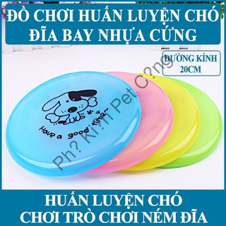 [ĐỒ CHƠI HUẤN LUYỆN CHÓ] Đĩa Bay Nhựa Cứng