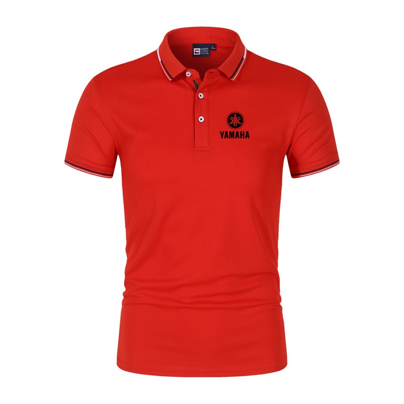 Áo thun polo in logo Yamaha thời trang dành cho nam giới