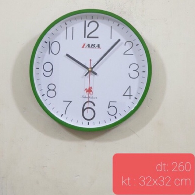 Đồng Hồ DT260 KT32x32cm Treo Tường Tròn Nhựa
