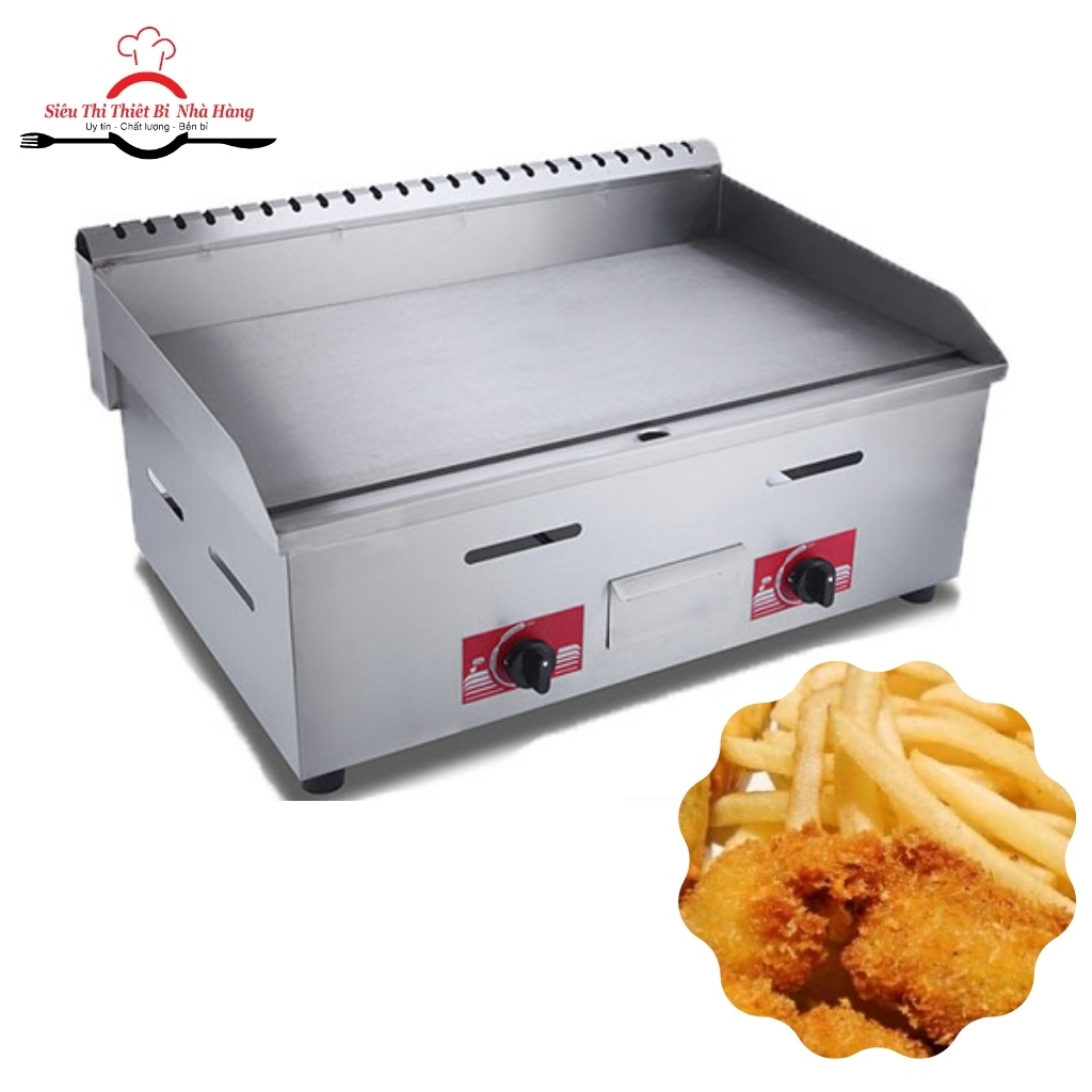 Bếp chiên rán mặt phẳng, máy làm bánh doremon, dorayaki dùng gas GH-720_BẢO HÀNH chính hãng 12 tháng