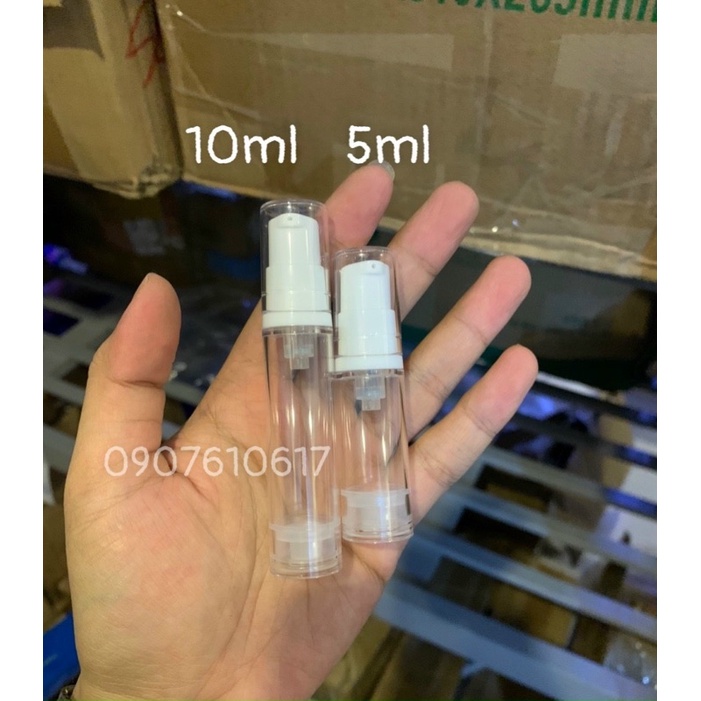 Chai chân không 5ml-10ml-15ml-30ml-50ml-100ml chiết mỹ phẩm