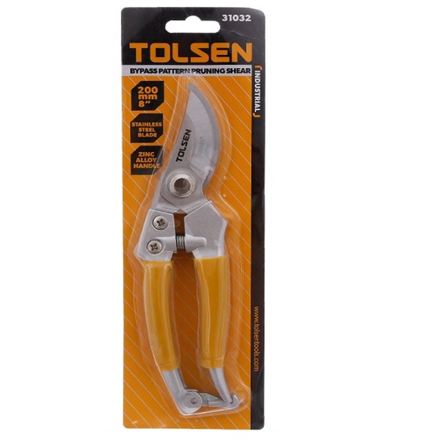 KÉO CẮT CÀNH SIÊU BÉN - TOLSEN 31022, SIZE 8&quot; - XUẤT KHẨU THỊ TRƯỜNG CHÂU ÂU