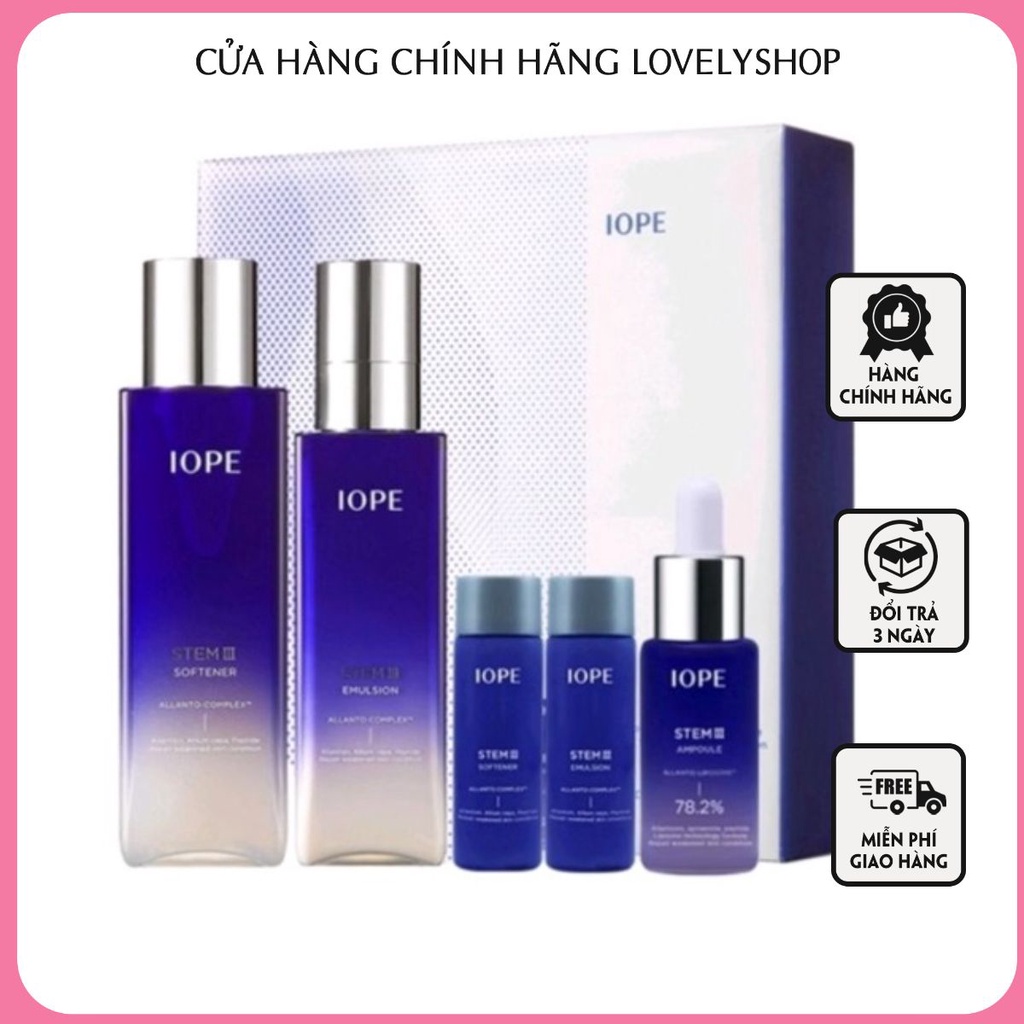 Set dưỡng da cao cấp IOPE STEM III Allanto Complex Chính Hãng