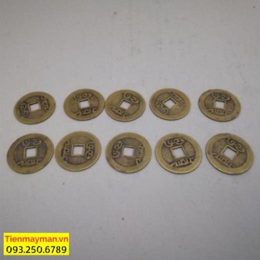 FREE SHIP - Đồng tiền xu âm dương chiêu tài
