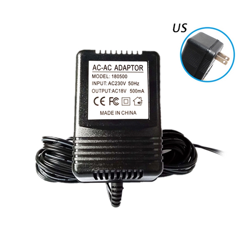 【Ready Stock】 18V AC Transformer Charger for Wifi Wireless Doorbell Camera Power Adapter IP Video Intercom Ring 110V-240V 【Doom】