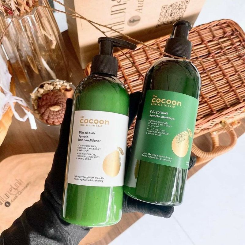 Dầu gội, hoặc dầu xả bưởi kích thích mọc tóc Cocoon 310ml