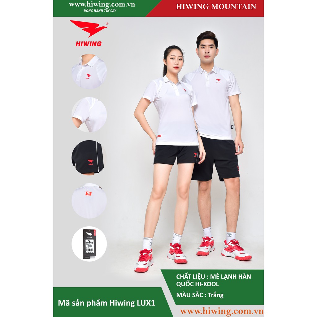 Áo cầu lông nam nữ chính hãng ⚠️𝑭𝑹𝑬𝑬𝑺𝑯𝑰𝑷⚠️ Hiwing Moutain Lux 1 [ NEW ]