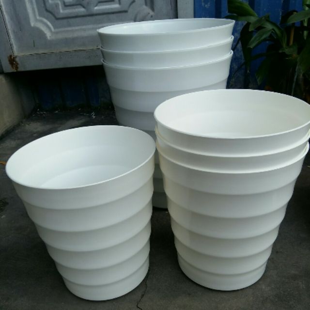 10 xô trồng cây cao cấp đường kính 25cm cao 30cm