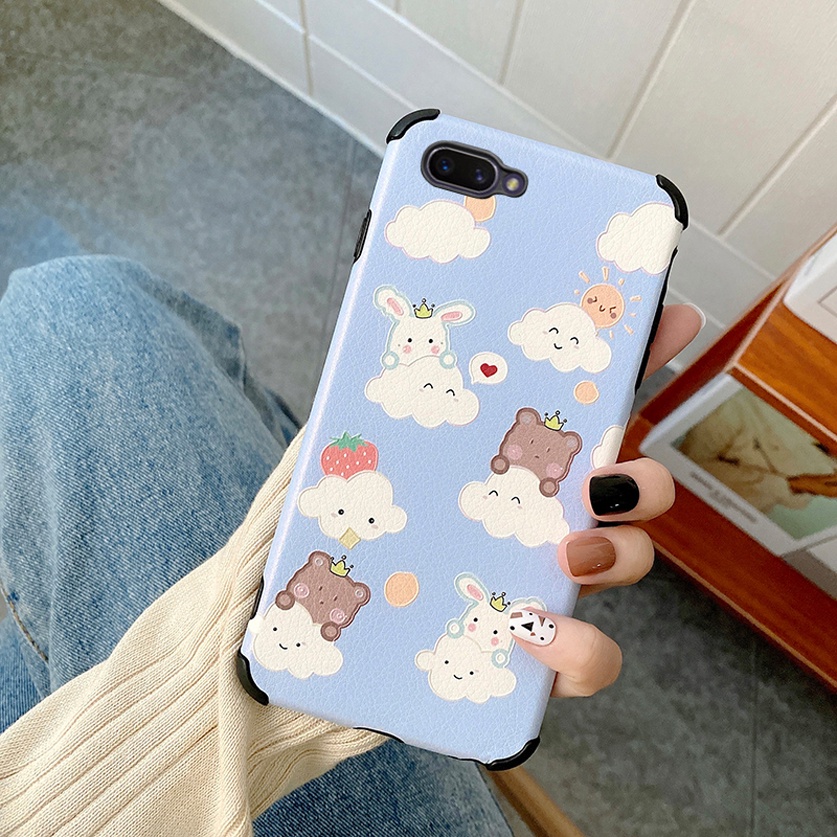 Ready stock VIVO V15 S1 shookproof  Anti-fouling lovely cartoon Lamb Skin Phone case