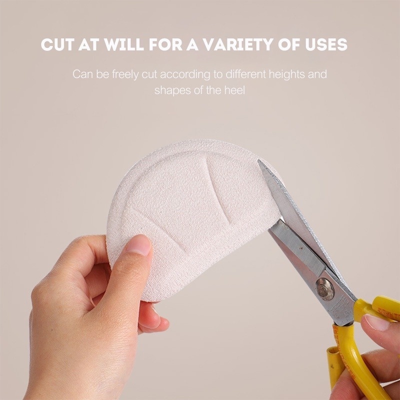 1 Cặp Miếng Dán Gót Chân Hình Vỏ Sò 3D Chống Trượt Mềm Mại Tiện Dụng