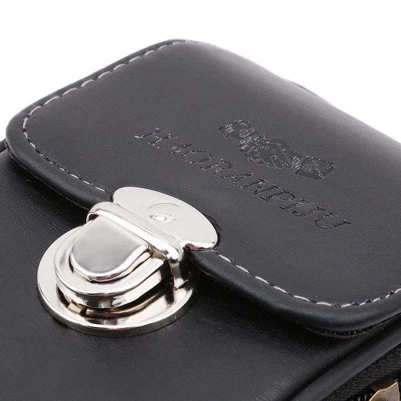 Túi Đeo Hông Đựng Điện Thoại / Thuốc Lá Bằng Da Pu Hai Lớp Thời Trang Cho Nam | BigBuy360 - bigbuy360.vn