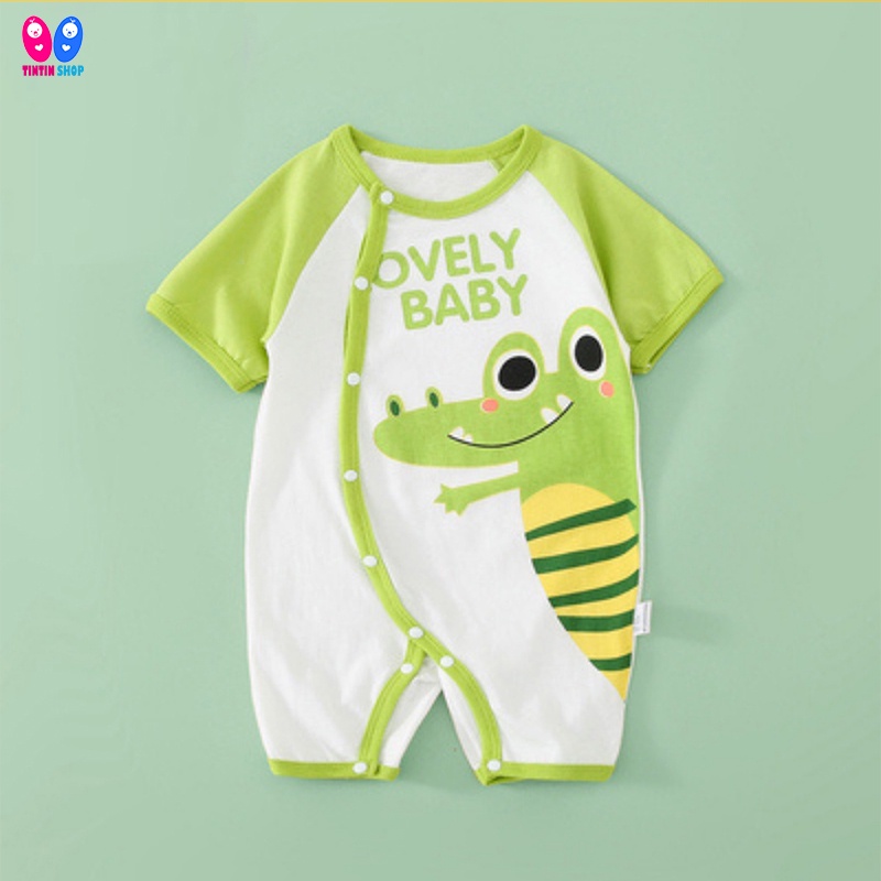 Body đùi Áo liền quần Body hình thú cho bé trai, bé gái sơ sinh 100% cotton cao cấp SLH29