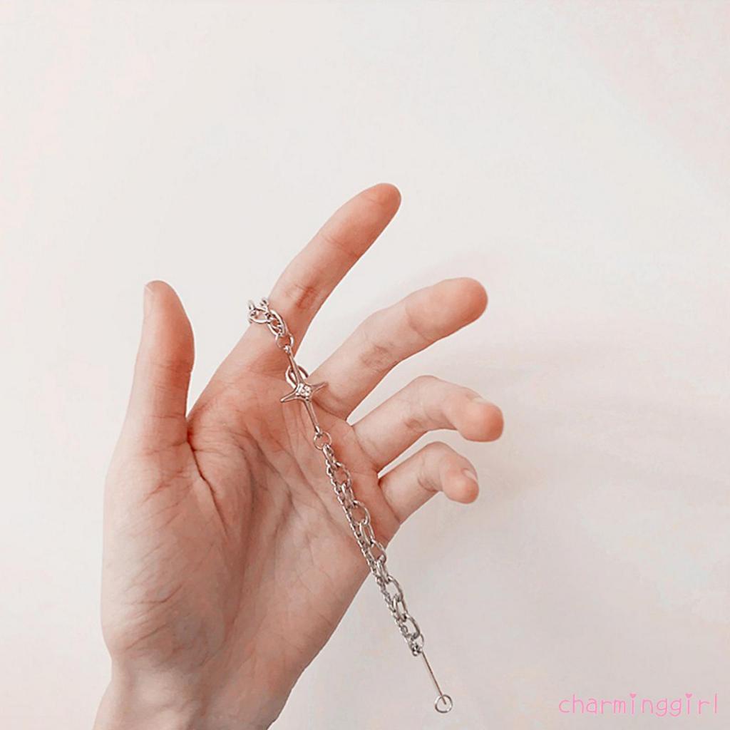 Vòng đeo tay đính đá phong cách hiphop thời trang dành cho nữ và nam