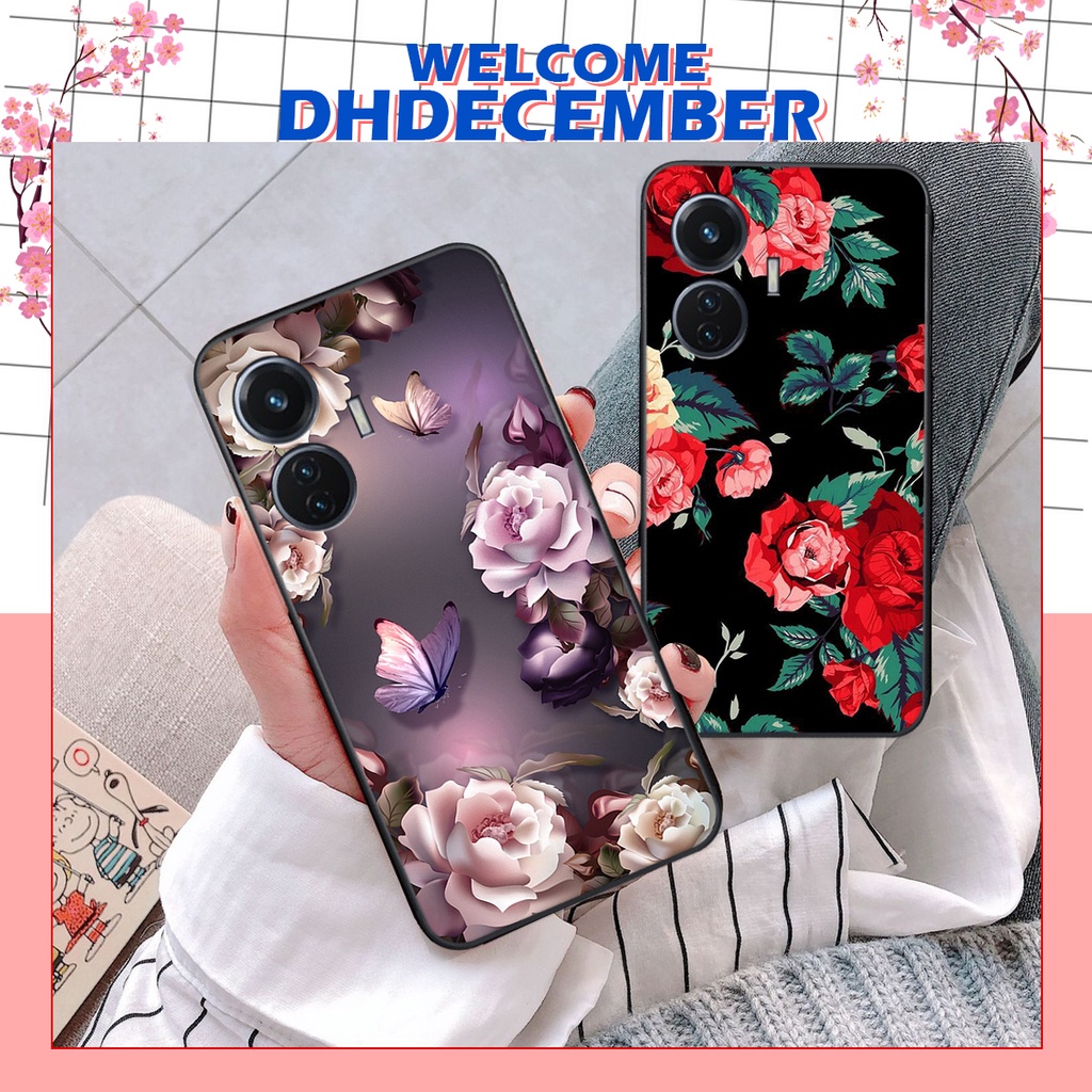 Ốp lưng Vivo Y55 2022 - BẢO VỆ CAMERA in hình hoa tinh tế , mới mẻ DH DECEMBER