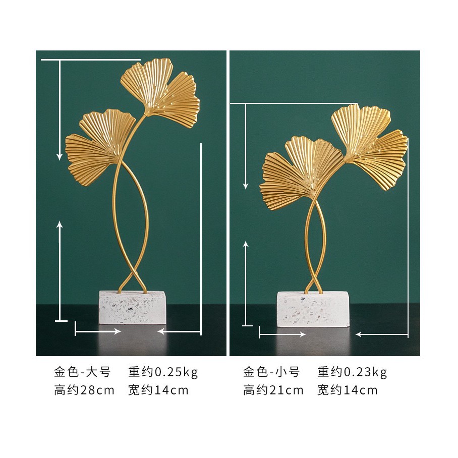 LÁ RẺ QUẠT GINKGO, LÁ RÙA BẰNG THÉP SƠN TĨNH ĐIỆN, TRANG TRÍ NHÀ, DECOR KỆ