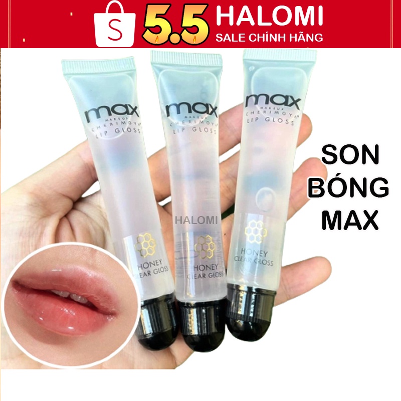 Son Bóng Max Không Màu Honey Clear Gloss chuyên dùng cho makeup