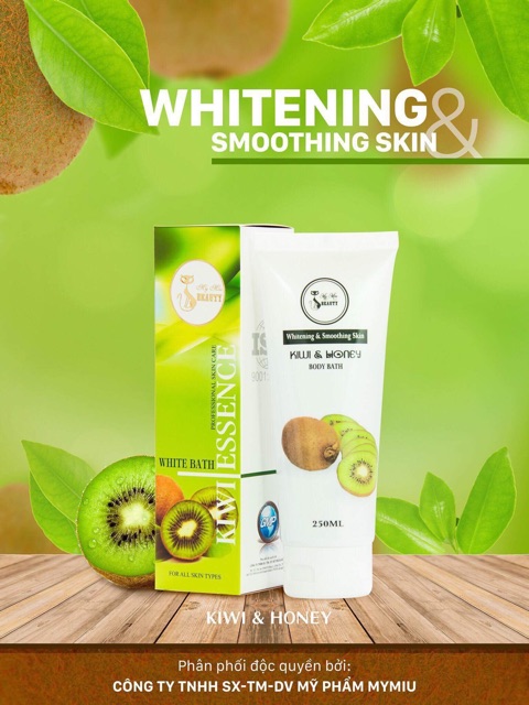 SỮA TẮM KÍCH TRẮNG HẠT KIWI MY MIU