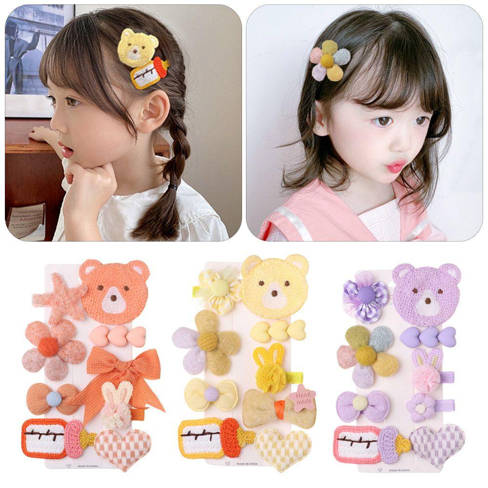 Kẹp Tóc Hình Gấu Hoạt Hình Dễ Thương Thời Trang Thu Đông