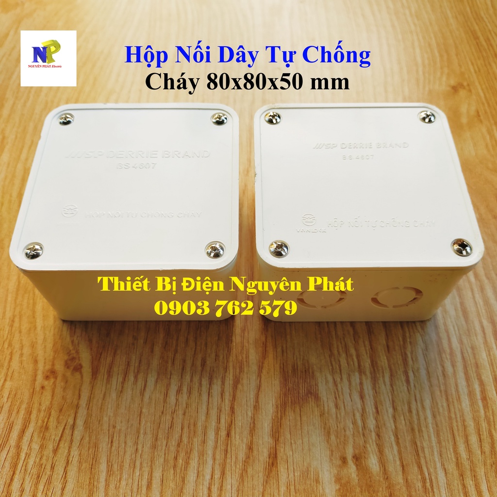 [SINO] Hộp Nối Dây Tự 8cm Chống Cháy E265/1 & E265/1X