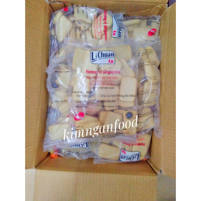 [Mã 77FMCGSALE1 giảm 10% đơn 250K] Đậu hủ cá Lichuan 500g