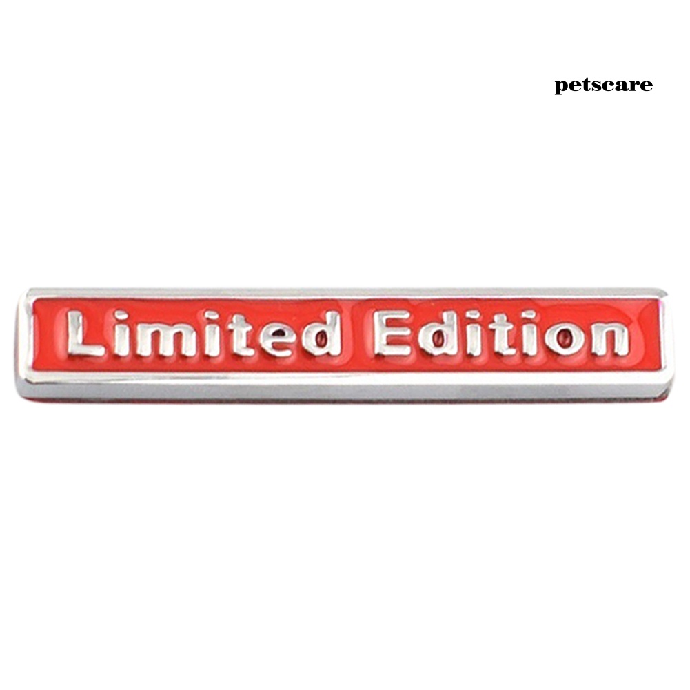 Miếng Dán Trang Trí Thân Xe Hơi In Chữ Limited Edition | BigBuy360 - bigbuy360.vn