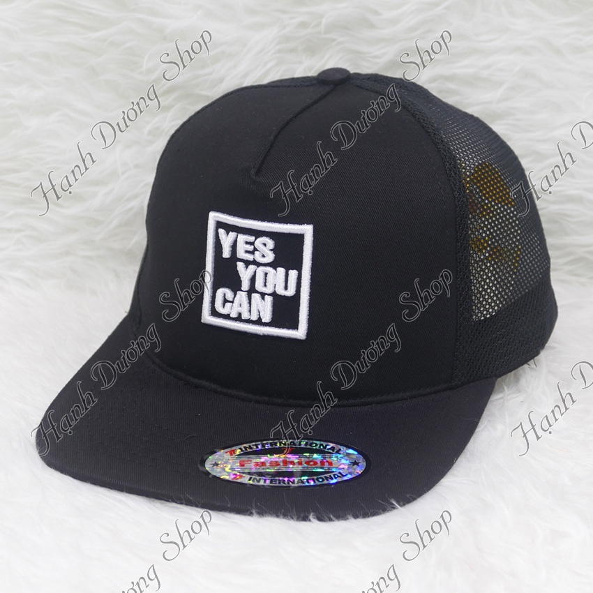 Mũ Hiphop thêu chữ thời thượng , cá tính phù hợp cho nam