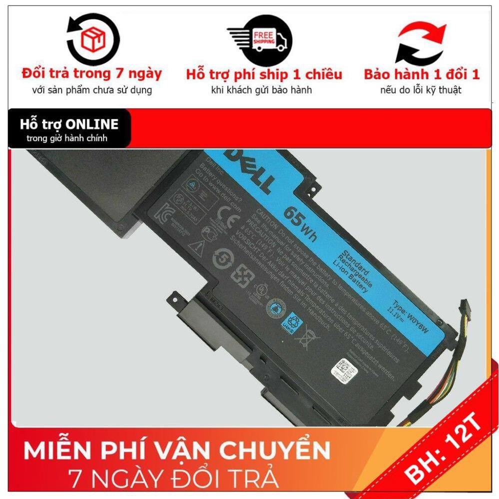 [BH12TH] ⚡️[Pin zin]Pin laptop Dell XPS L521X F233 3NPC0 Series WOY6W gắn trong Pin Zin
