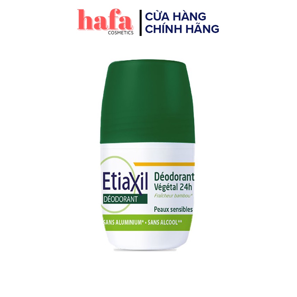 Lăn Khử Mùi Ngăn Mồ Hôi Chiết Xuất Nha Đam Etiaxil Deodorant Vegetal 24h Roll-On 50ML