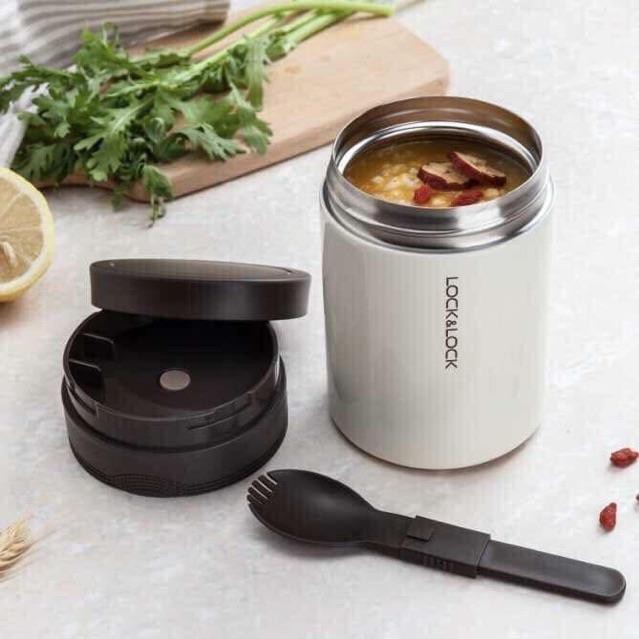 Bình Ủ Cháo Giữ Nhiệt Lock&Lock Dung Tích 500ml LHC8024
