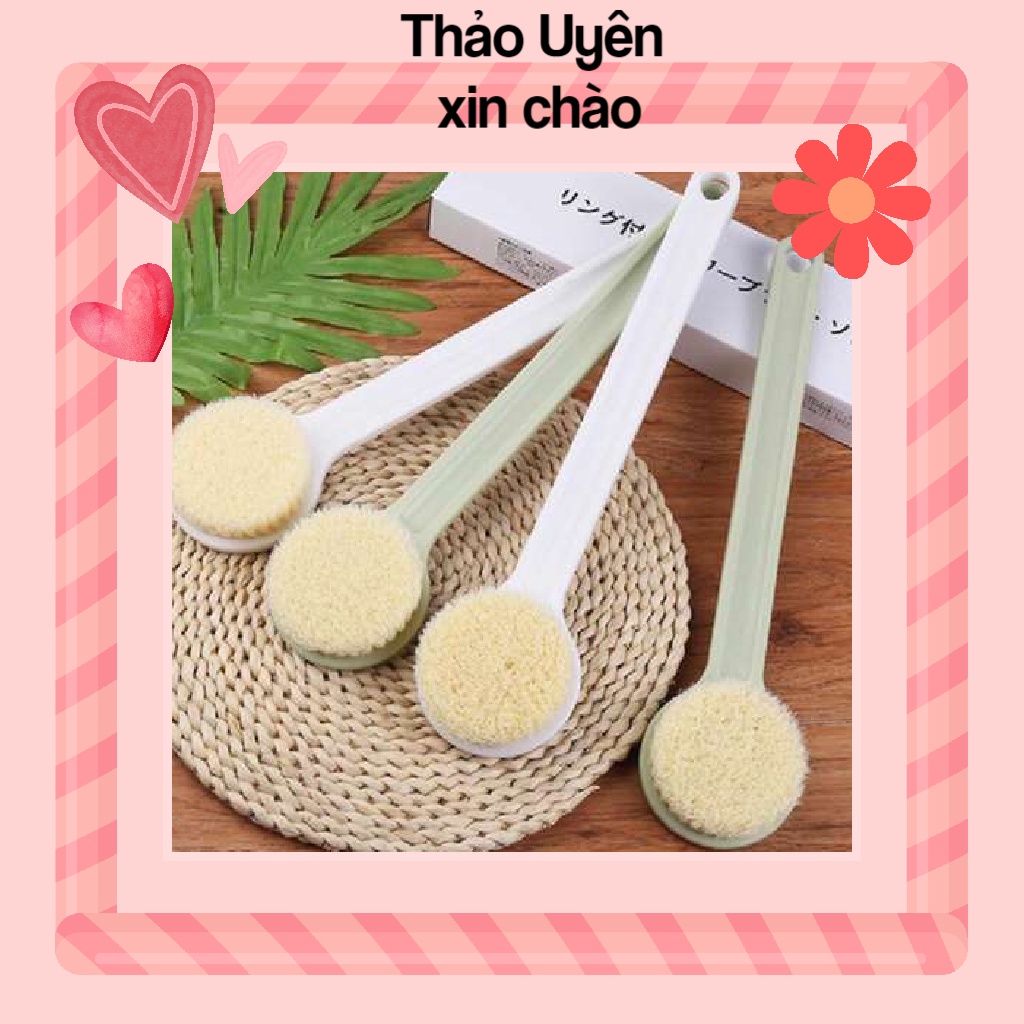 Bàn Chải Cọ Chà Lưng Muji, Cây Tắm Chà Lưng Siêu Mềm Mịn Tiện lợi