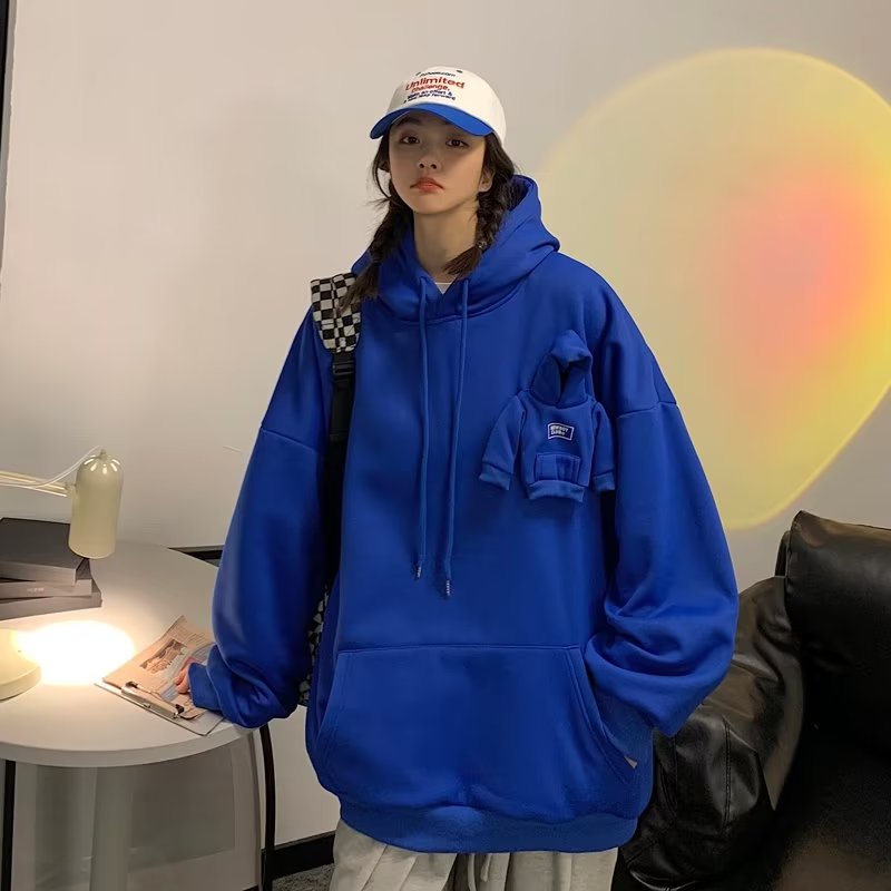 Áo hoodie cặp đôi bigsize đơn giản phong cách hàn quốc áo hoodie chui đầu nữ thời trang áo hoodie nam thông thường