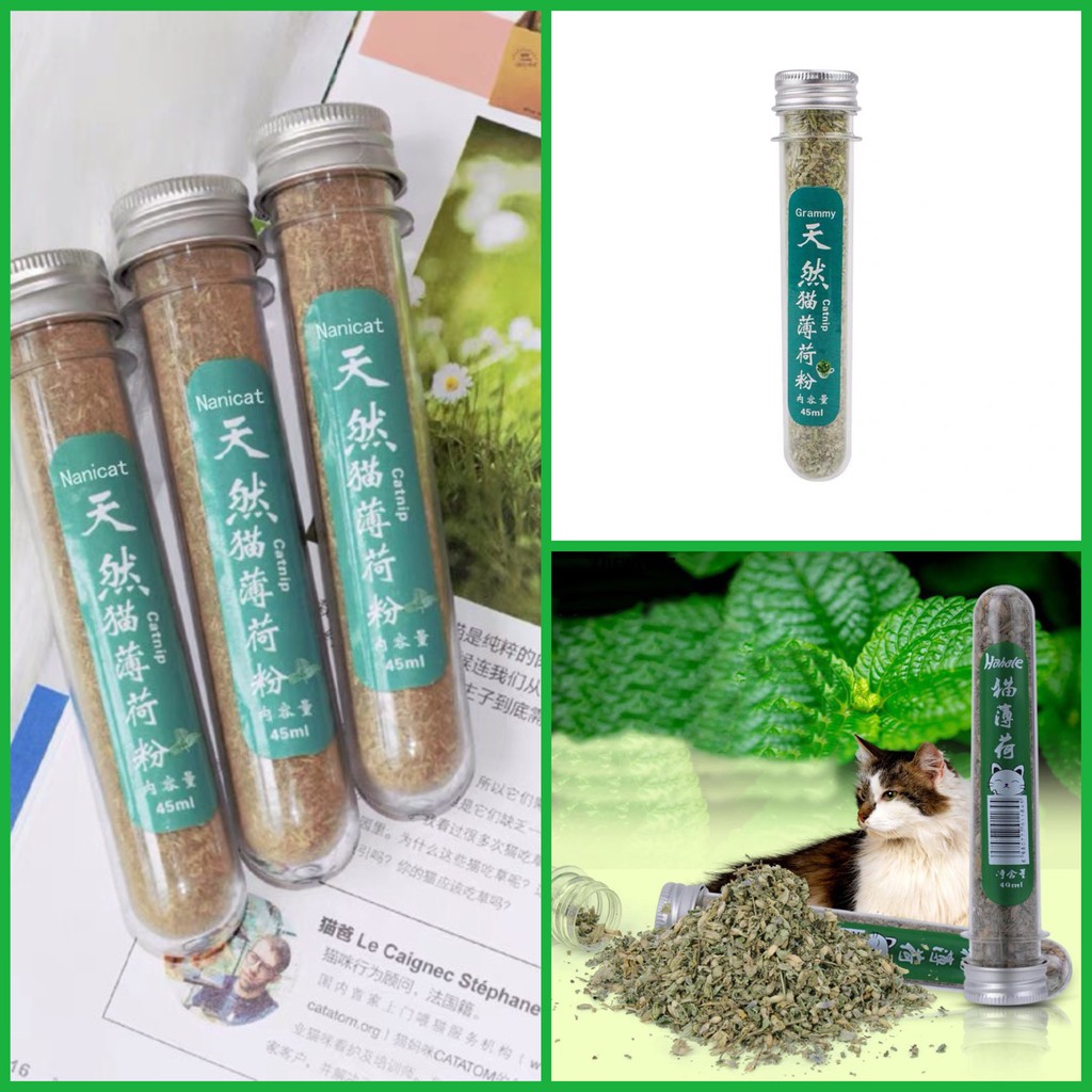 Cỏ khô Catnip - Cỏ bạc hà dạng ống cho mèo
