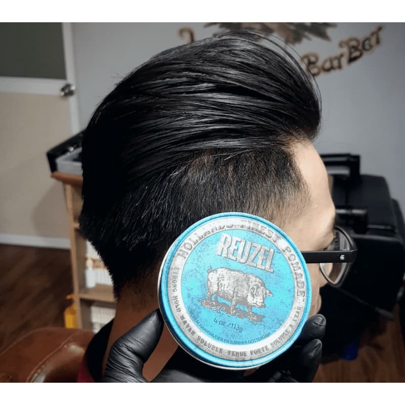 Reuzel Blue Pomade, Pomade vuốt tóc + Tặng quà