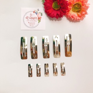 Kẹp vuông bạc 10 cái