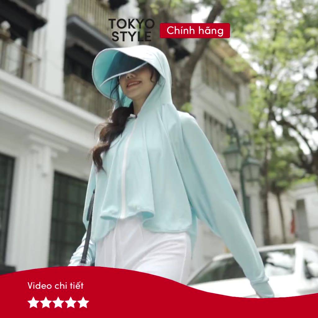 Áo chống nắng Tokyo Style áo chống nắng cánh dơi vải cotton Nhật dệt kim cương chính hãng | BigBuy360 - bigbuy360.vn