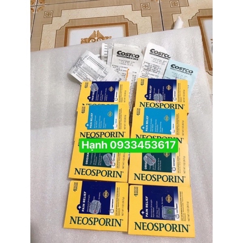 (hàng Mỹ 100%) kem mỡ NEOSPORIN 14,2g 28,3g
