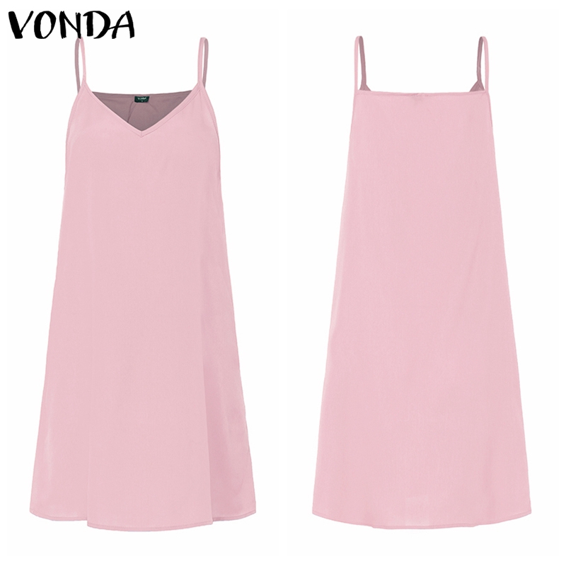 Đầm VONDA Hai Dây Thời Trang Mùa Hè Cho Nữ | BigBuy360 - bigbuy360.vn